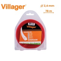 Villager silk 2,4mm x 78m četvrtasta nit
