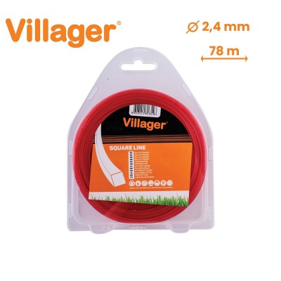 Villager silk 2,4mm x 78m četvrtasta nit
