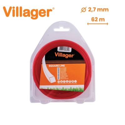 Villager silk 2,7mm x 62m četvrtasta nit